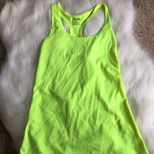 Neon green tank